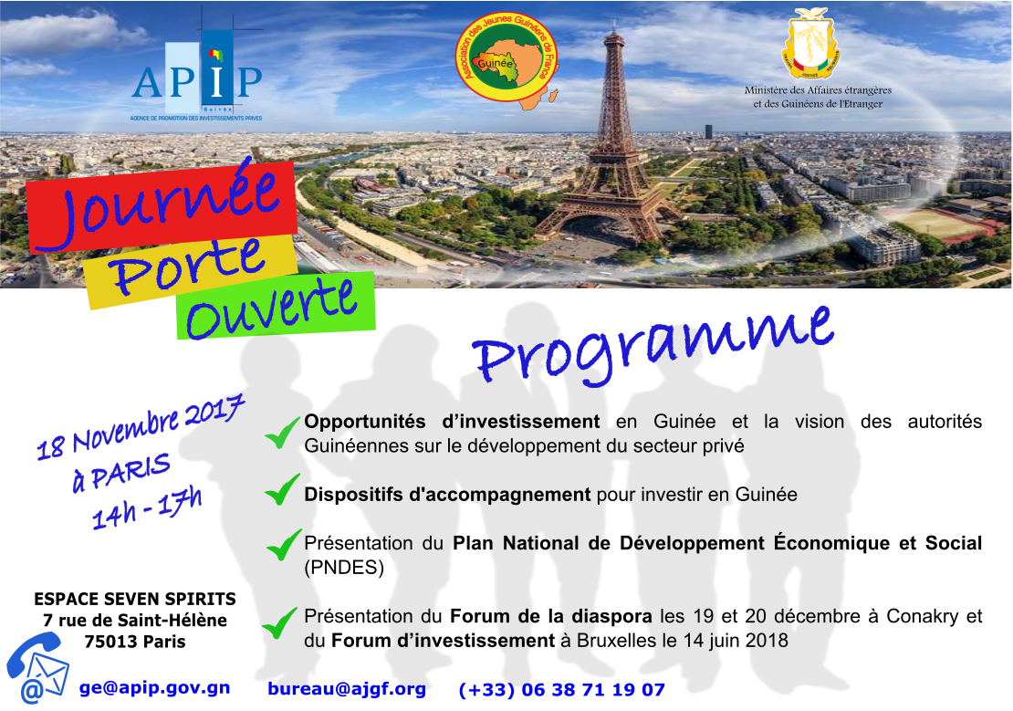 APIP-Guinée à la rencontre de la diaspora guinéenne de France